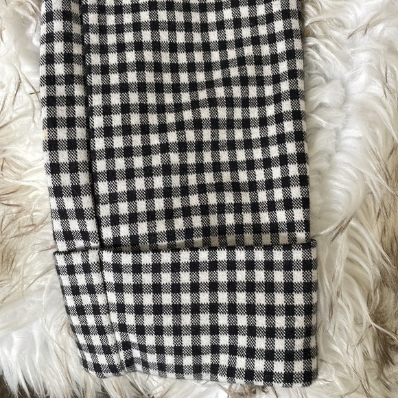 Anthropologie size 0 stretch gingham pants - Picture 2 of 4